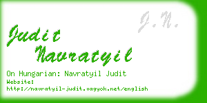 judit navratyil business card